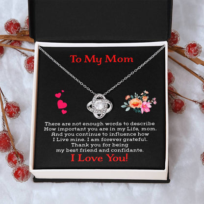 Gift For Mom - Love Knot Necklace 6 Love Knot Necklace