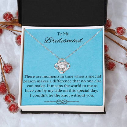 Bridesmai Love Knot Necklace