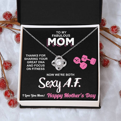 Unbreakable Bond Necklace Love Knot Necklace