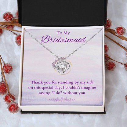Bridesmaid v1 - Love Knot Necklace
