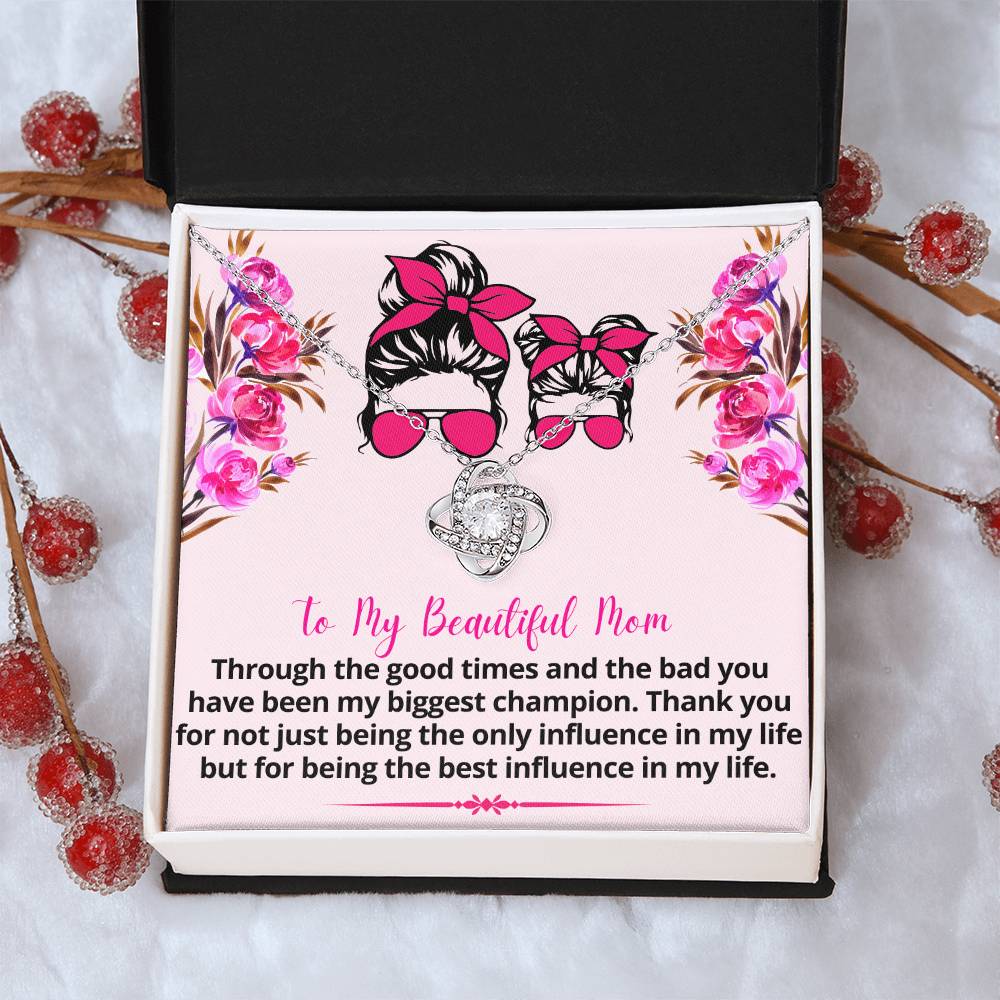 A Great Gift For Mom On Every Occasion - Love Knot Necklace 27 Love Knot Necklace