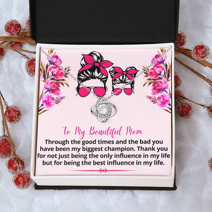 A Great Gift For Mom On Every Occasion - Love Knot Necklace 27 Love Knot Necklace