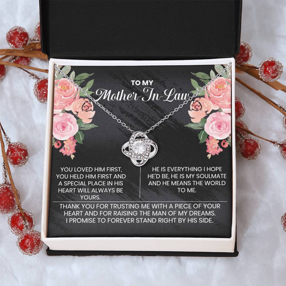 Almost Gone To My Mother-In-Law Thank You The Love Knot Necklace Love Knot Necklace