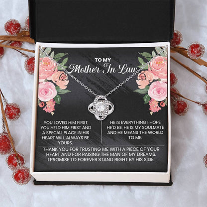 Almost Gone To My Mother-In-Law Thank You The Love Knot Necklace Love Knot Necklace