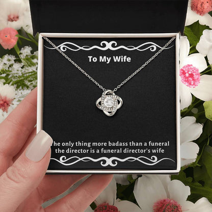 Almost Gone The  - Funny Gag Gifts For Badas Love Knot Necklace