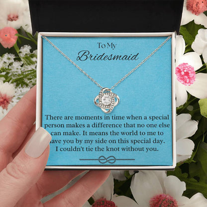 Bridesmai Love Knot Necklace