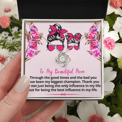 A Great Gift For Mom On Every Occasion - Love Knot Necklace 27 Love Knot Necklace