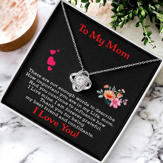 Gift For Mom - Love Knot Necklace 6 Love Knot Necklace