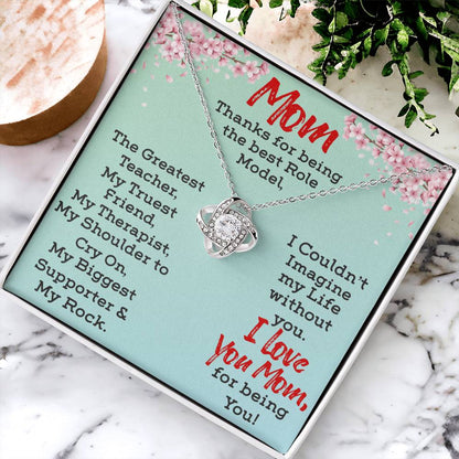Exclusive Necklace Gift For Mom Love Knot Necklace