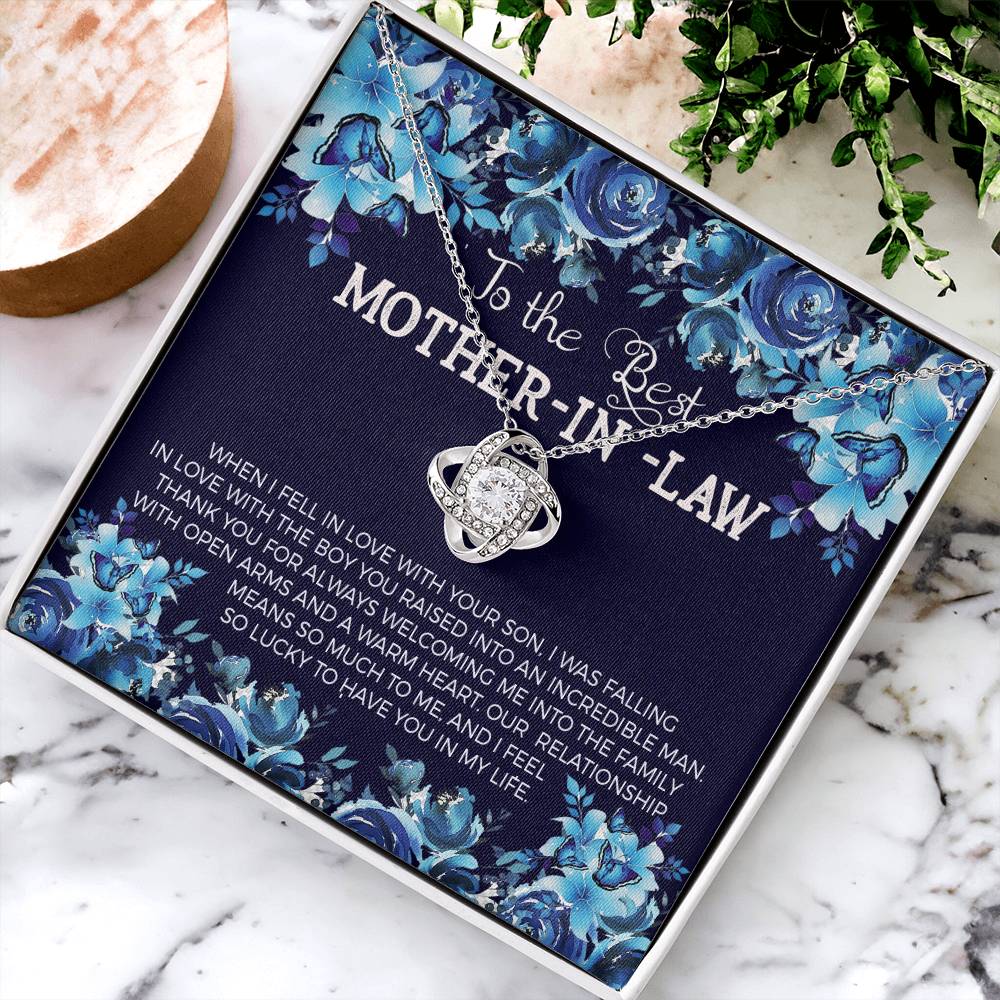 To The Best Mother-In- Love Knot Necklace