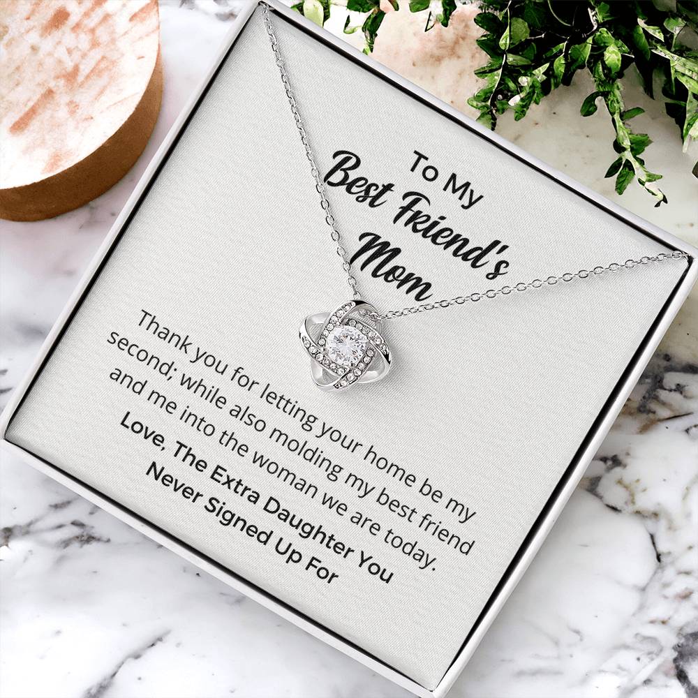 Best Friend's Mom Ne Love Knot Necklace