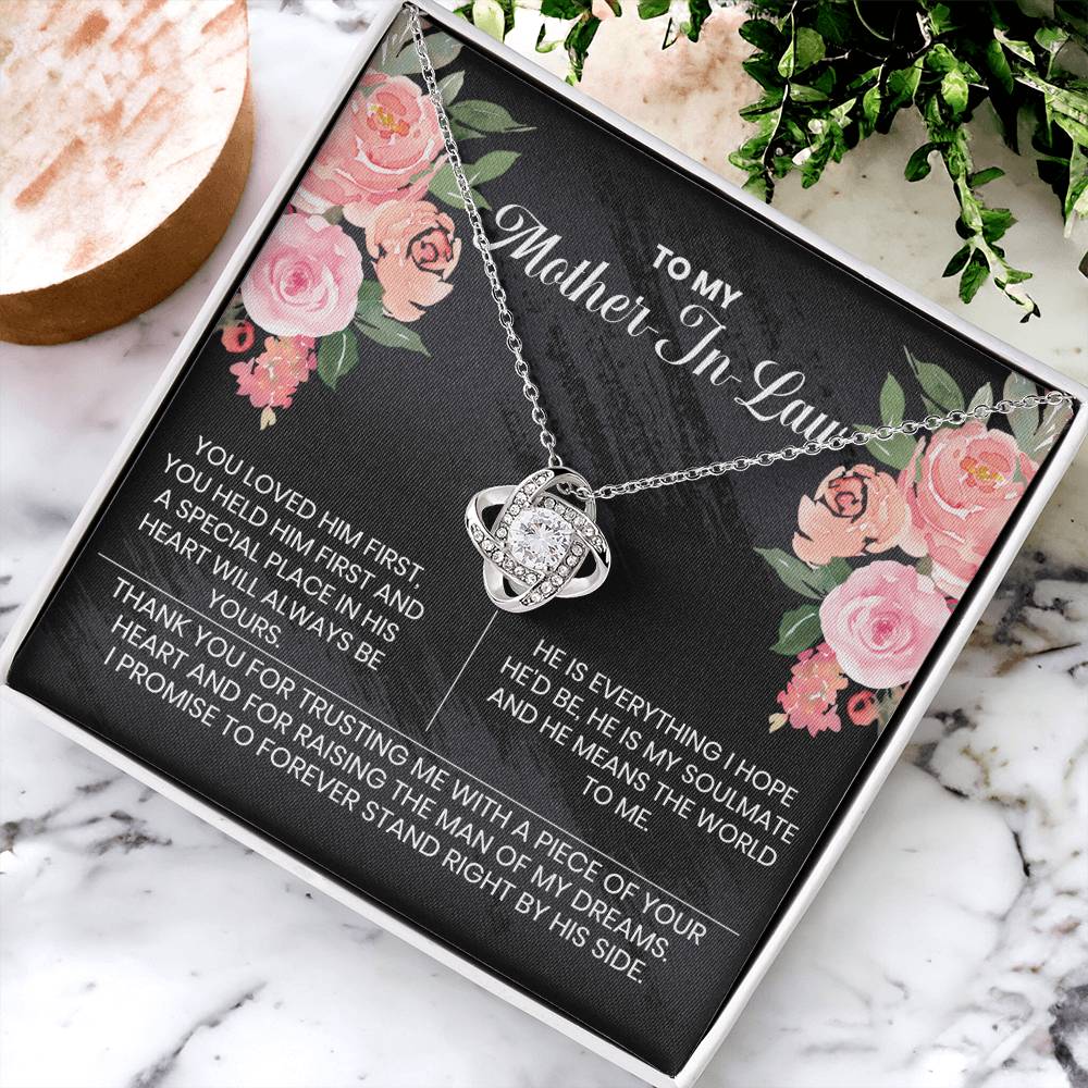 Almost Gone To My Mother-In-Law Thank You The Love Knot Necklace Love Knot Necklace