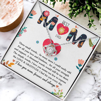 Best Mom Ever - The Love Knot Necklace Love Knot Necklace