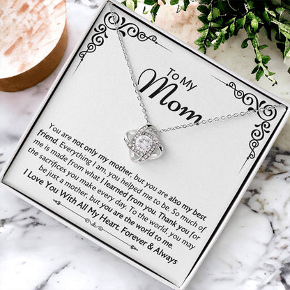 You Are Not Only My Mother - The Love Knot Necklace Love Knot Necklace