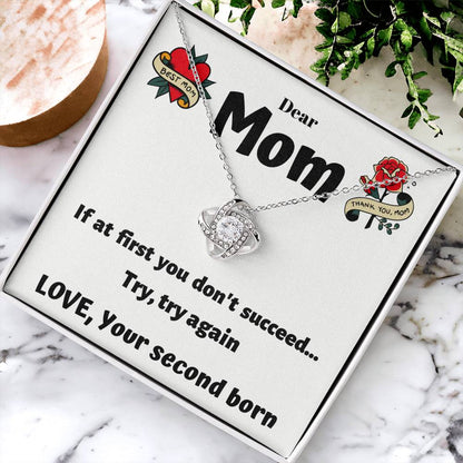 Try Again Love Knot Necklace