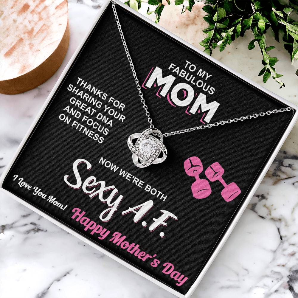 Unbreakable Bond Necklace Love Knot Necklace