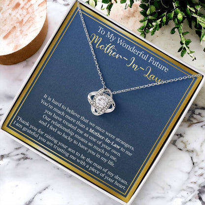 Gift For Future Mother-In-Law - So Lucky - Love Knot Love Knot Necklace