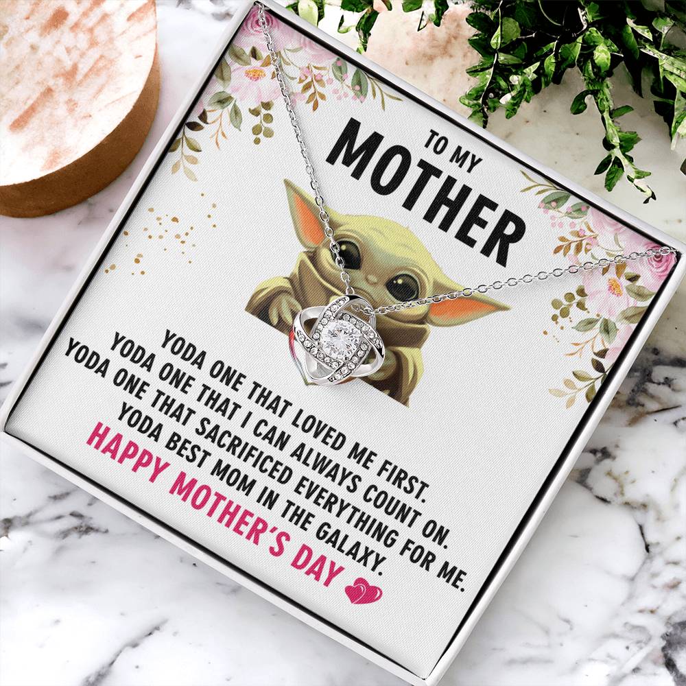 Best Mother's Day Gift For Mom-Necklace For Mom Love Knot Necklace