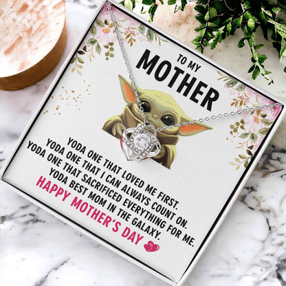 Best Mother's Day Gift For Mom-Necklace For Mom Love Knot Necklace