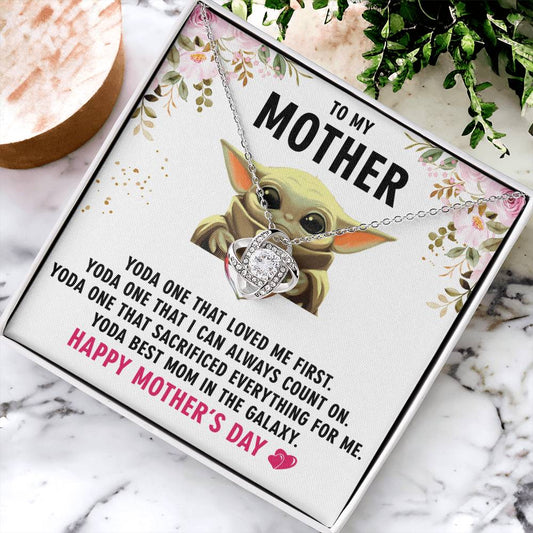 Best Mother's Day Gift For Mom-Necklace For Mom Love Knot Necklace