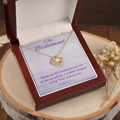 Bridesmaid v1 - Love Knot Necklace