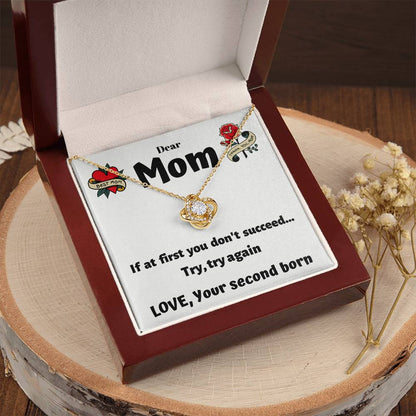 Try Again Love Knot Necklace