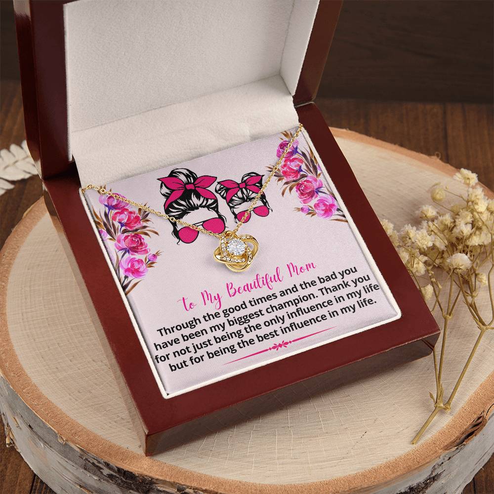 A Great Gift For Mom On Every Occasion - Love Knot Necklace 27 Love Knot Necklace