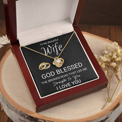 Christian Gift For Wife - Love Knot Necklace Love Knot Necklace