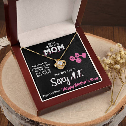 Unbreakable Bond Necklace Love Knot Necklace