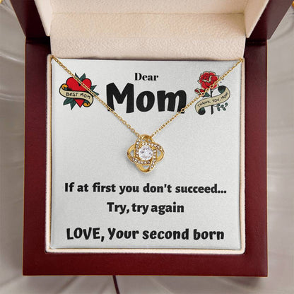 Try Again Love Knot Necklace