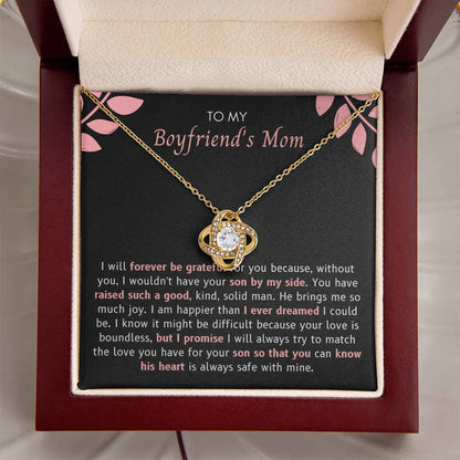 Boyfriend Mom - I Will Forever Love Knot Necklace