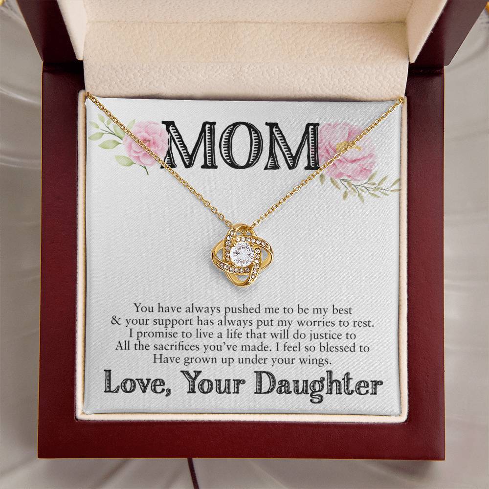 Gift For Mom - Love Knot Necklace 4 Love Knot Necklace