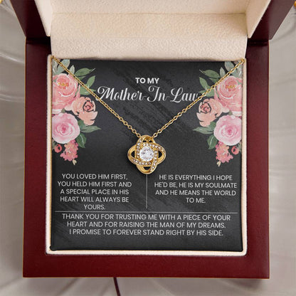 Almost Gone To My Mother-In-Law Thank You The Love Knot Necklace Love Knot Necklace