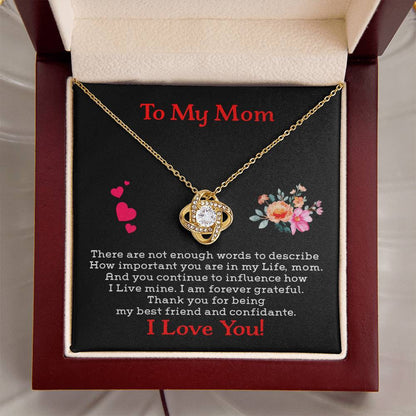Gift For Mom - Love Knot Necklace 6 Love Knot Necklace