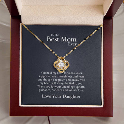 Always Be Tied To You Love Knot Necklace