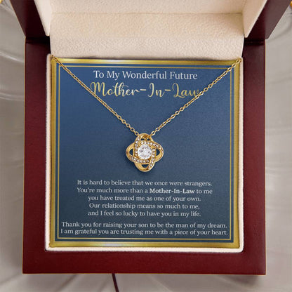 Gift For Future Mother-In-Law - So Lucky - Love Knot Love Knot Necklace