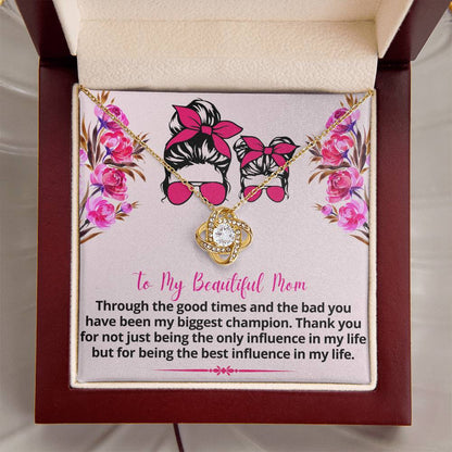 A Great Gift For Mom On Every Occasion - Love Knot Necklace 27 Love Knot Necklace