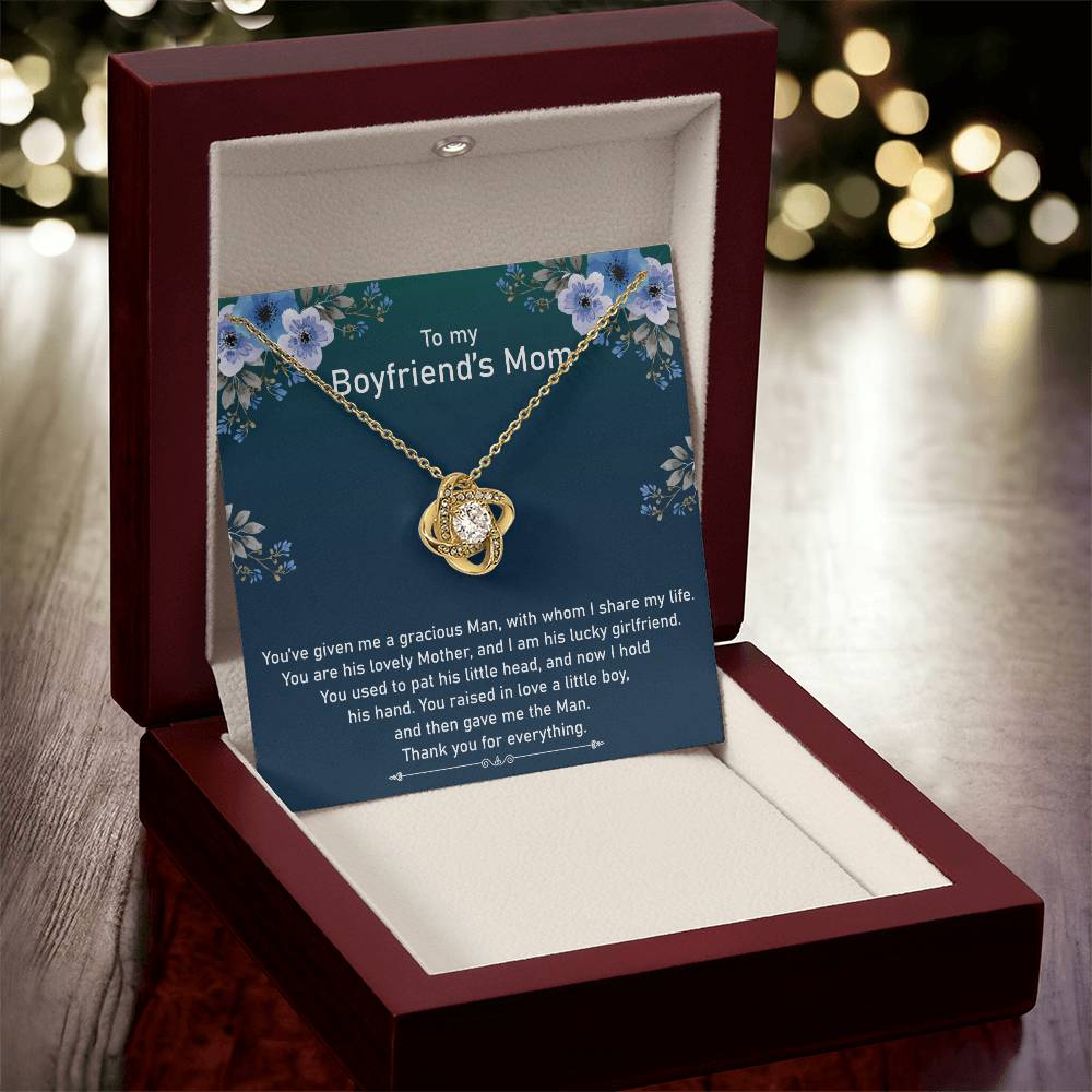 Almost Sold Out To My Boyfriend's Mom - Love Knot Necklace Love Knot Necklace