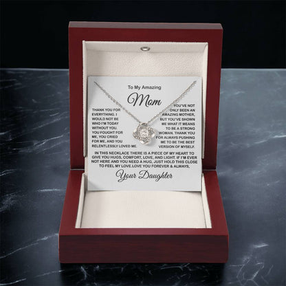 Gift For Mom Present For Mom Mother's Day Gift Present For Mom For Mom Gift For Mom From Daughter Love Knot Necklace