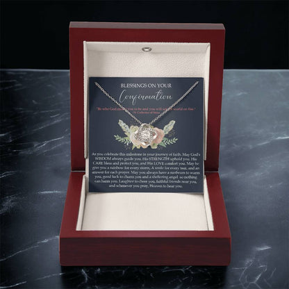 Confirmation Gifts For Girls Customize Gifts For Her Confirmation Ne Love Knot Necklace