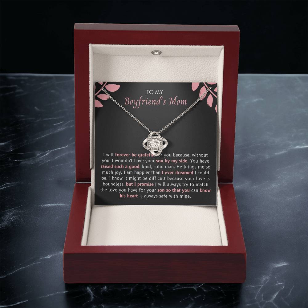 Boyfriend Mom - I Will Forever Love Knot Necklace