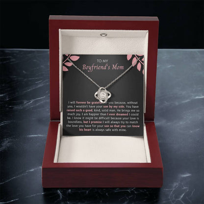 Boyfriend Mom - I Will Forever Love Knot Necklace