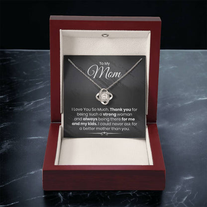 Almost Gone To My Mom - I Love You So Much - The Love Knot Necklace 1 Love Knot Necklace