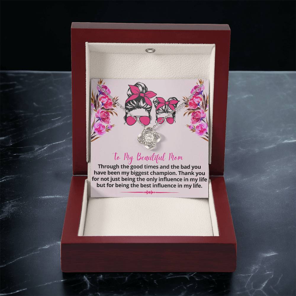 A Great Gift For Mom On Every Occasion - Love Knot Necklace 27 Love Knot Necklace