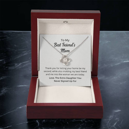 Best Friend's Mom Ne Love Knot Necklace