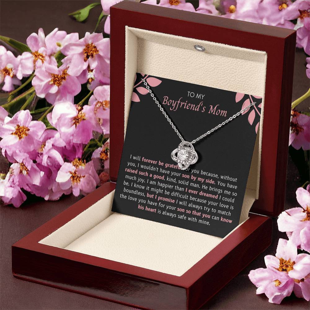 Boyfriend Mom - I Will Forever Love Knot Necklace