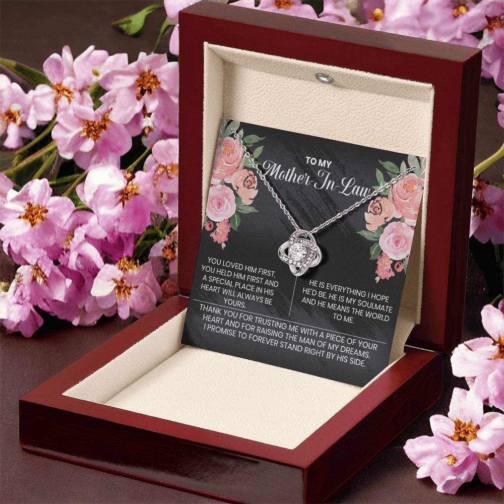 Almost Gone To My Mother-In-Law Thank You The Love Knot Necklace Love Knot Necklace