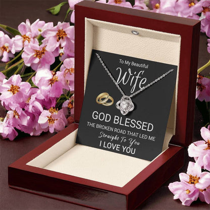 Christian Gift For Wife - Love Knot Necklace Love Knot Necklace