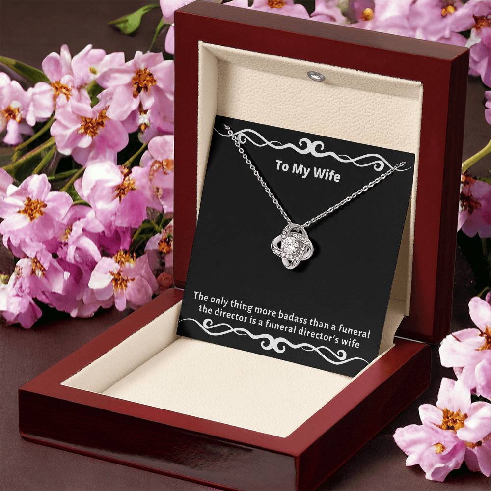 Almost Gone The  - Funny Gag Gifts For Badas Love Knot Necklace