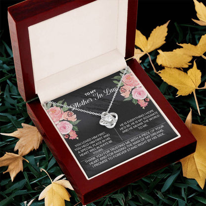 Almost Gone To My Mother-In-Law Thank You The Love Knot Necklace Love Knot Necklace